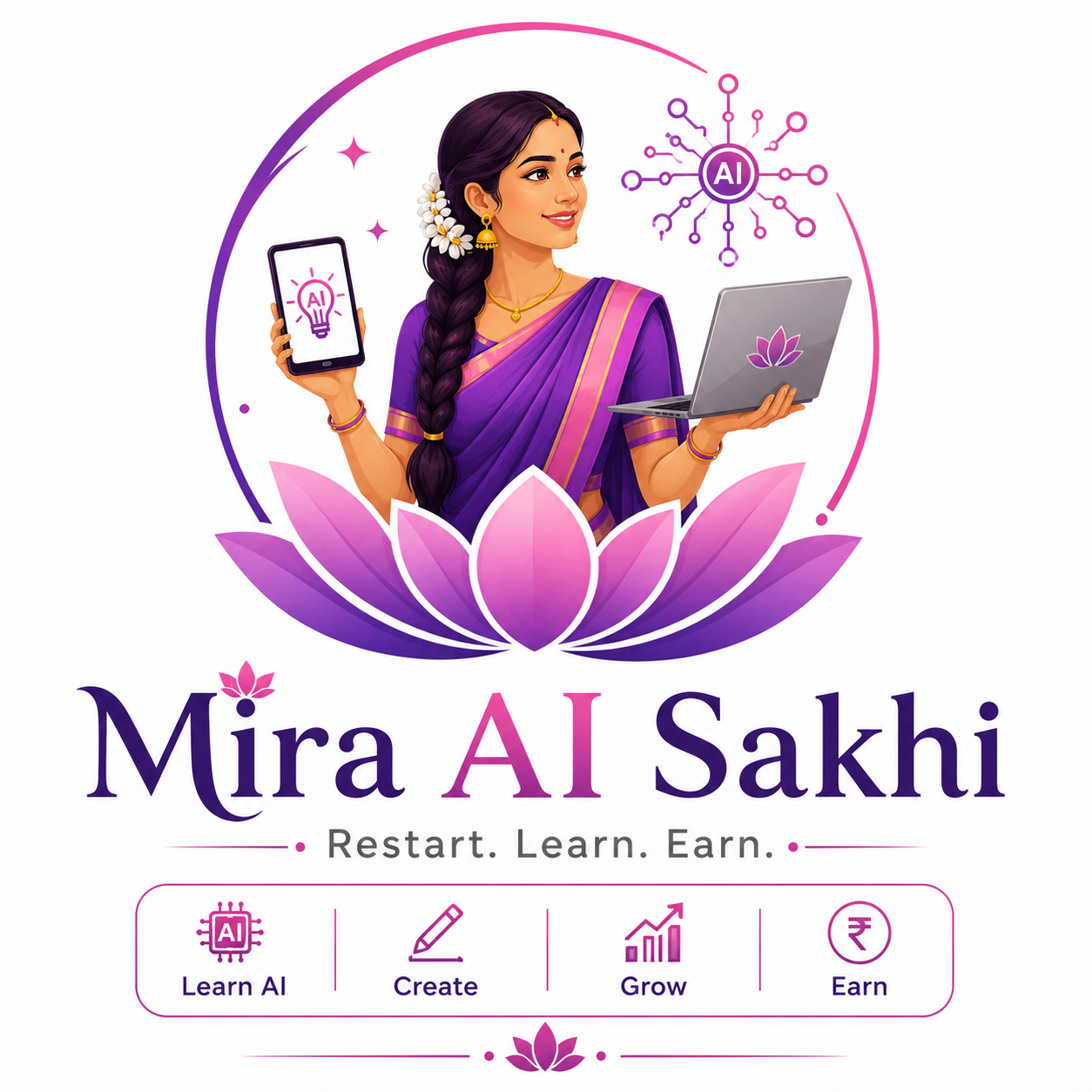 Mira AI Sakhi — Restart. Learn. Earn.